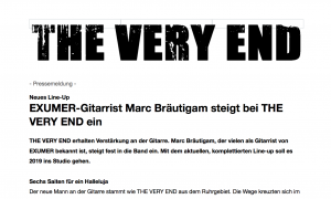 Pressemeldung-Exumer-Gitarrist-Marc-Bräutigam-steigt-bei-The-Very-End-ein-Vorschau